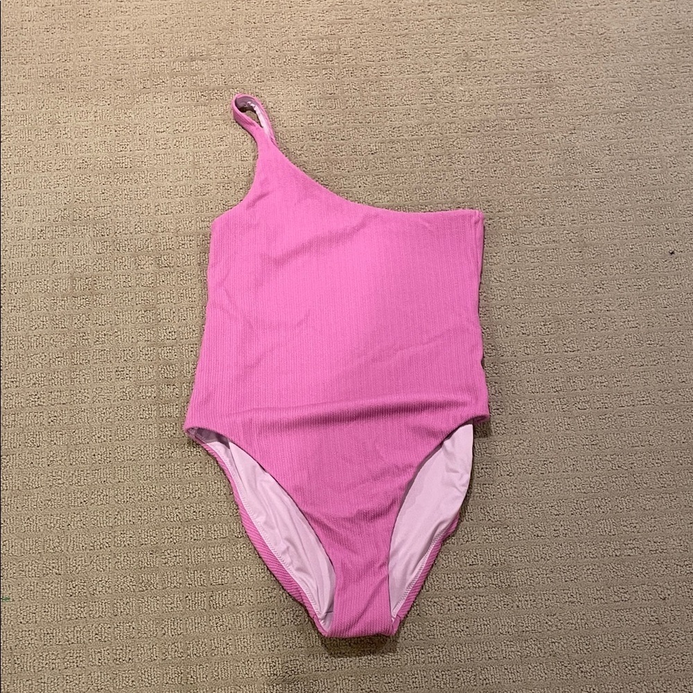 Wolford Light Orchid One Shoulder Swimwear